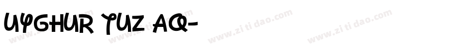 Uyghur Tuz Aq字体转换